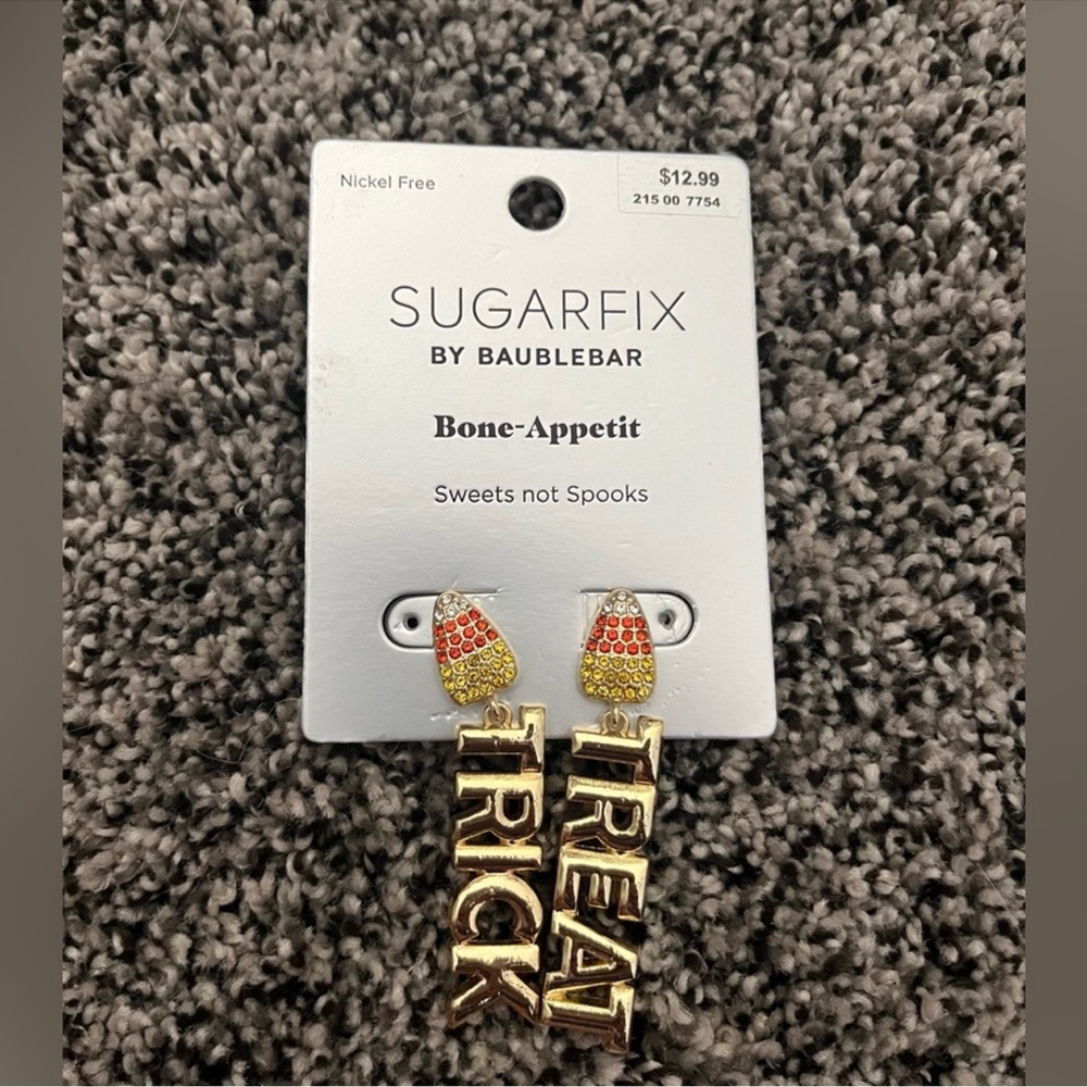 🎉6 for $30🎉 Suagrfix Trick or Treat Earrings - Picture 1 of 2